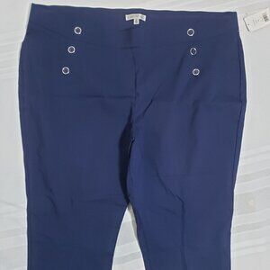 Size 3x Navy blue Cropped pants Daily Thread